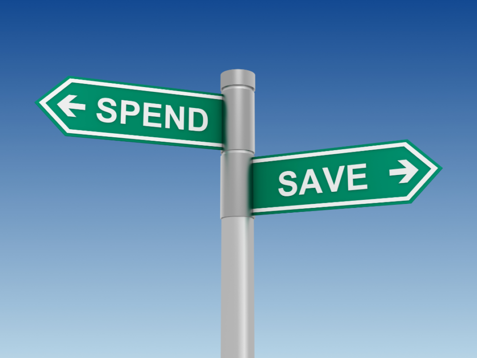 Money decisions spend or save