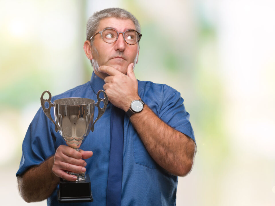reluctant trophy winner